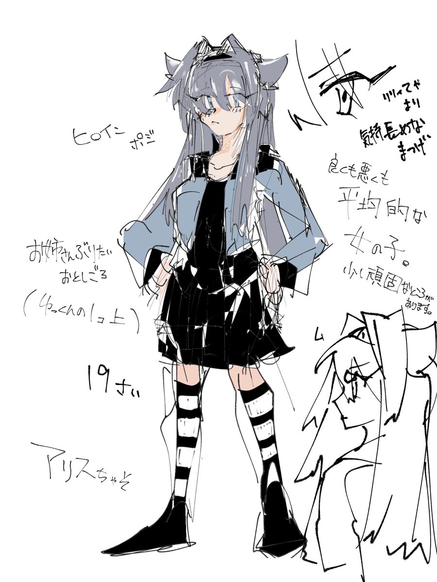 うちの創作、主役(ゆっくん)の周りが
おっさんとようじょとおb…お姉様ばっかりで、ヒロインらしいヒロインに欠けてる気がしたので平均的なヒロインを作ろうと練り練り 