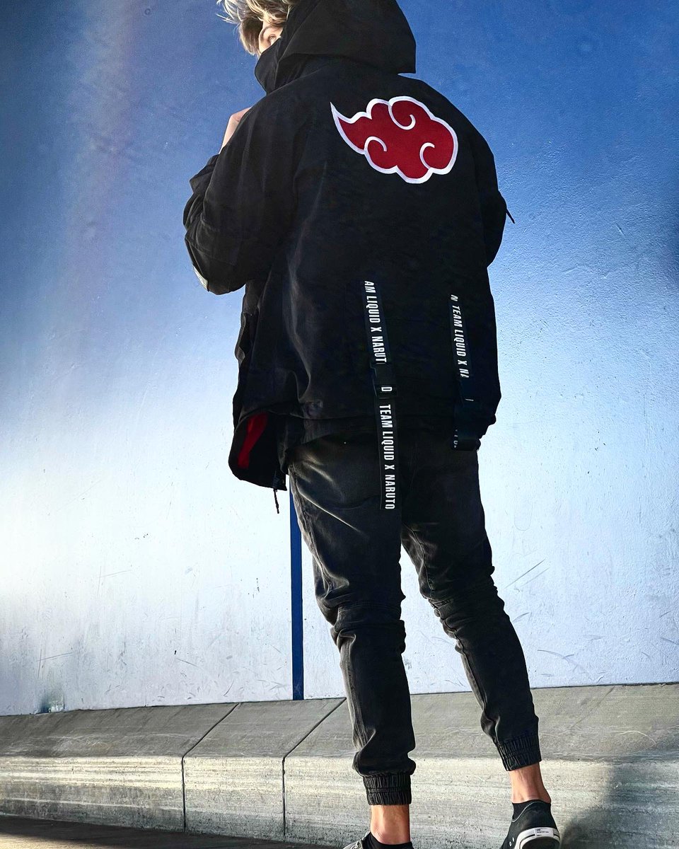 sonii's tweet photo. [Team Liquid X Naruto Akatsuki]

Tech Jacket just goes way too damn hard 😮‍💨👌🏼🔥 (10/29) https://t.co/48mfNf8uBw