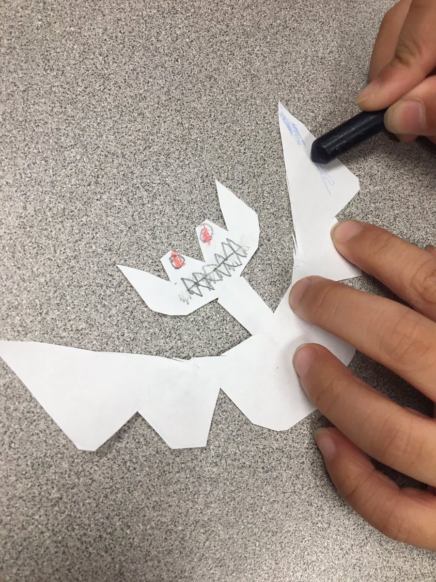 It was noisy, it was messy, but it was amazing. First we learned all about 🦇 and then we made our own #Makerspace #Library