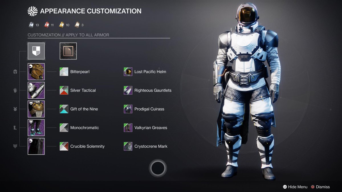 Blingadingaflin's tweet photo. "The Lost Taikonaut" tried to go for different shaders and not just the astronaut/taikonaut armor sets we have. I use this as my "Explorer" set of gear #FOTLFashion2021 @DestinyTheGame #Destiny2 #DestinyFashion https://t.co/kUxxYquyvP