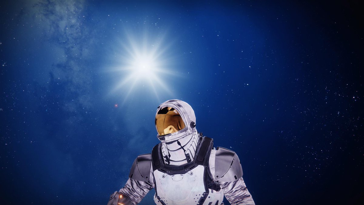 Blingadingaflin's tweet photo. "The Lost Taikonaut" tried to go for different shaders and not just the astronaut/taikonaut armor sets we have. I use this as my "Explorer" set of gear #FOTLFashion2021 @DestinyTheGame #Destiny2 #DestinyFashion https://t.co/kUxxYquyvP