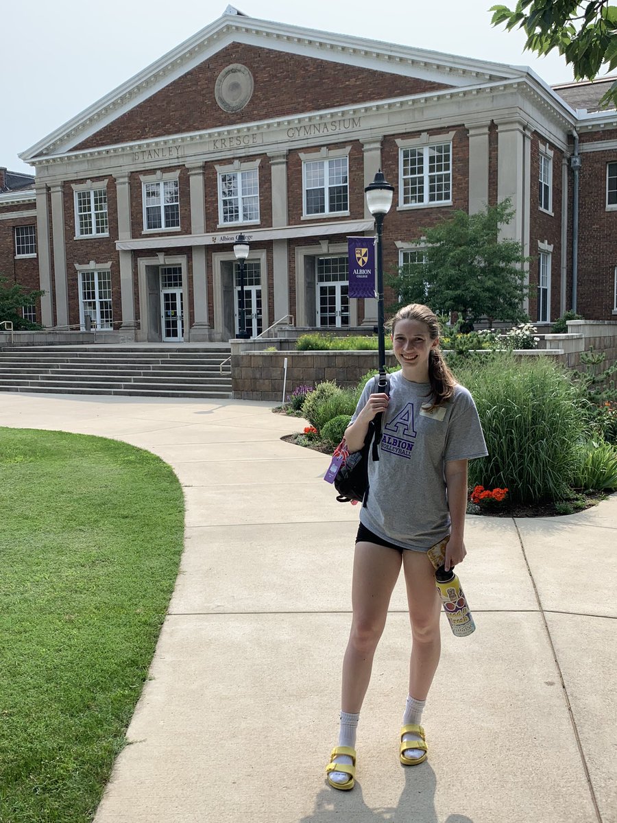 heidif017's tweet photo. so excited to announce my commitment to play volleyball at albion college @AlbionVball !!! huge thank you to my teammates, coaches, and family who made this possible. go brits! 💛💜 https://t.co/FW44Iv5zhx