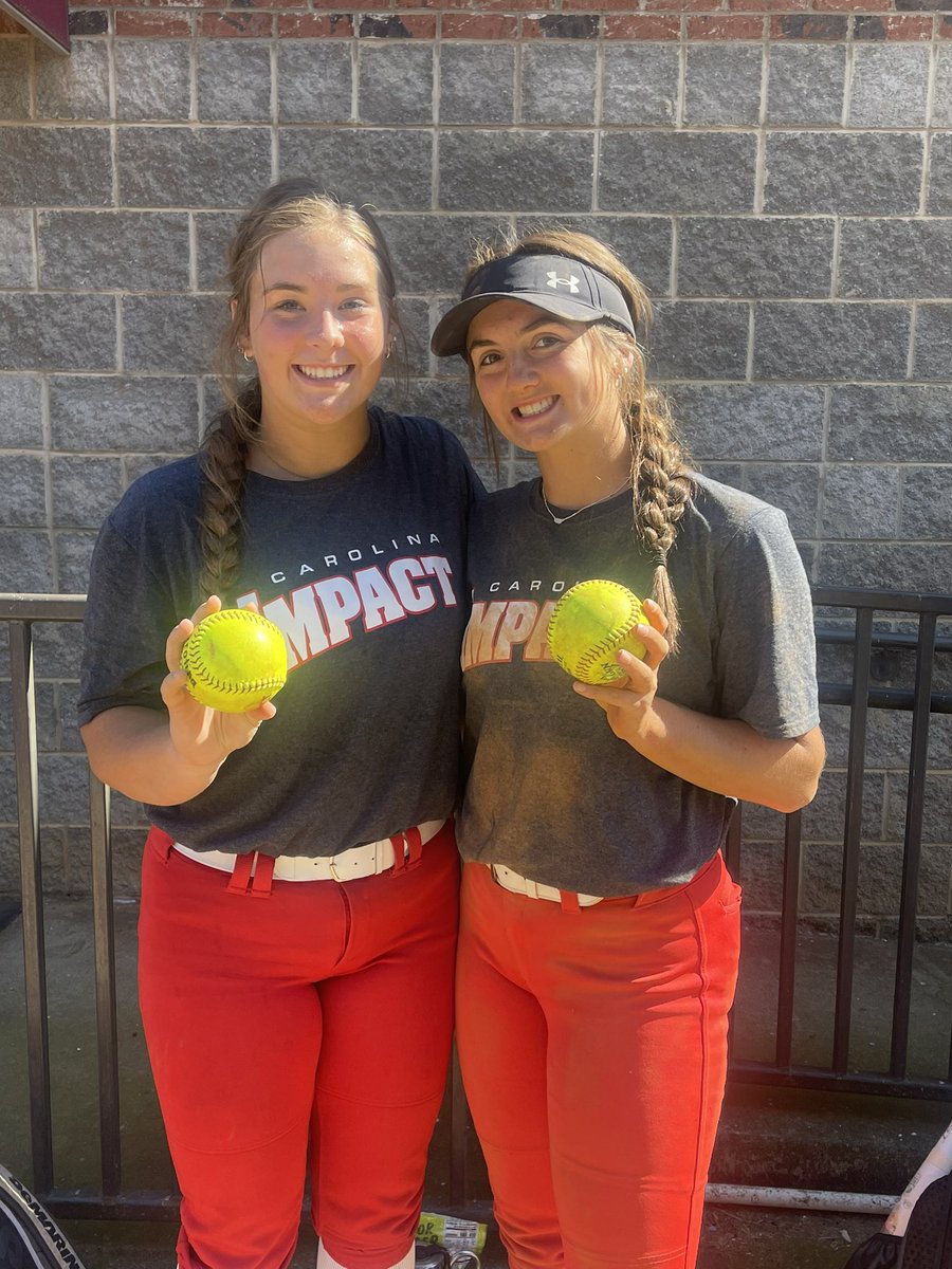 ImpactSherrill's tweet photo. 1st place finish in pool play today at Diamond Direction Tournament in Rock Hill!
3-2 win  vs COB Lady Shockers
16-3 win  vs Team NC Newsome 
5-3 win vs Carolina Bulldogs 
Bomb Squad today Lily Proffit and @brookepiper3 and @KadieBecker2023 @LaurenVanderpo1 and Kenzie Church https://t.co/VuwcFSYUIP