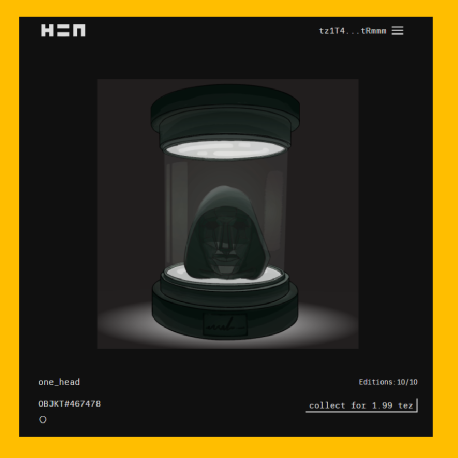 OneHead2D's tweet photo. First nft of the collection (squid game)
run before you run out of yours.

by the way, loved working on this one.

(ONE_HEAD_CHIEF)

    1.99 - XTZ

#ONE_HEAD

#NFTs #NFTartist #hicetnunc2000 #cryptoart #Cryptoartists #hicetnunc #NFTdrop #Collect #CleanNFT #NFTartist https://t.co/LWt2OJkZjR