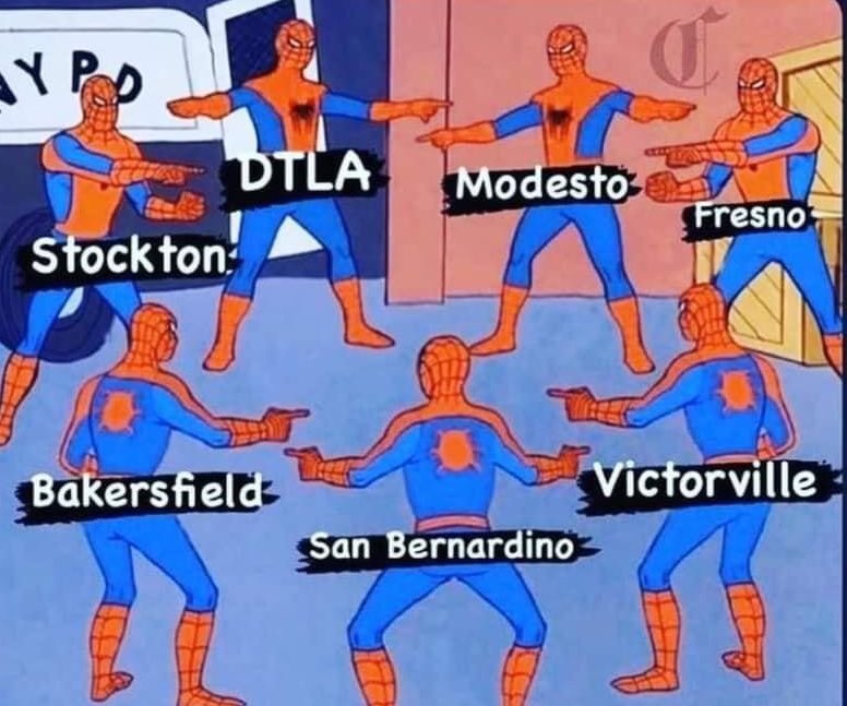 TheFooCommunity's tweet photo. Cities in California Tryna figure out who got the most tweakers https://t.co/xhsORLIx4D