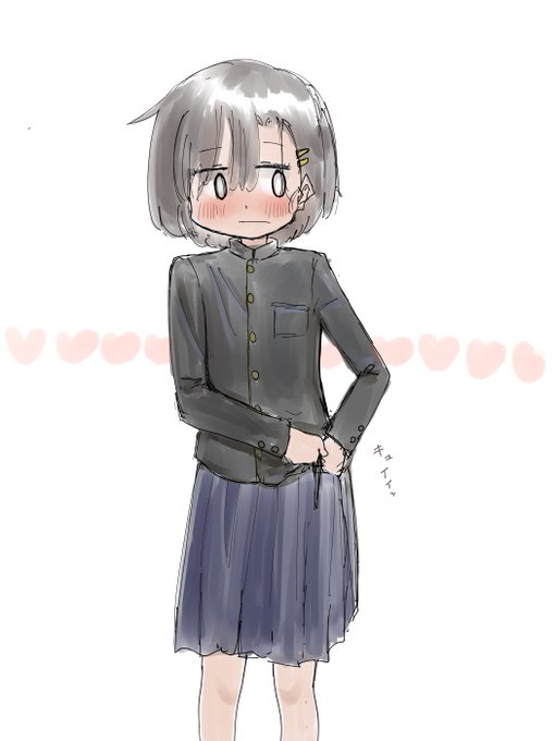 ファスナーを閉める男の子 