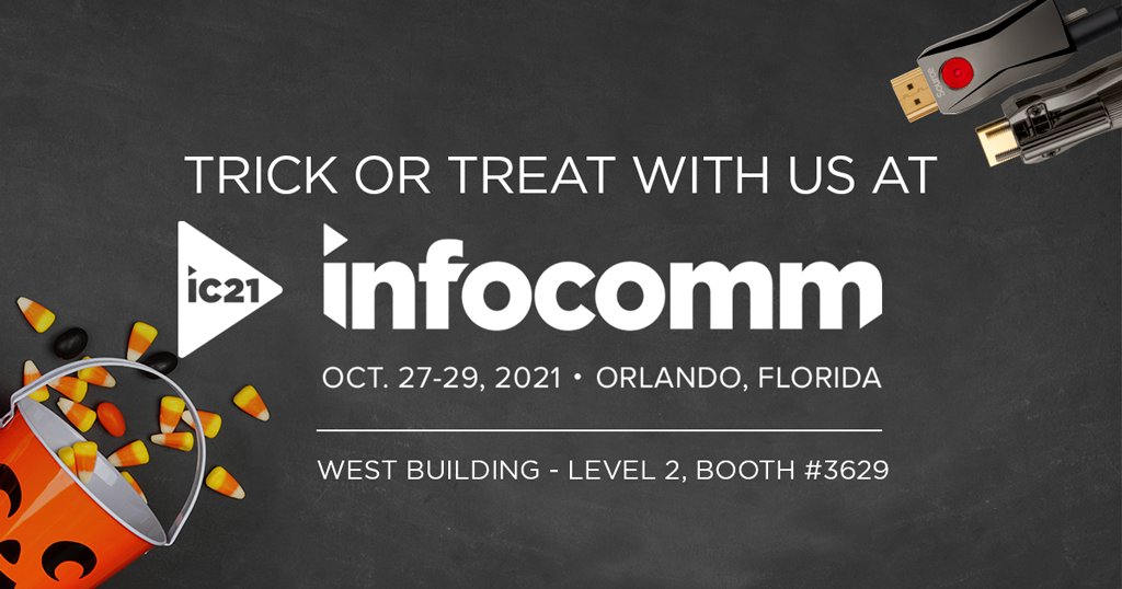 MetraAV's tweet photo. Who said we're too old to trick or treat? Visit us at #InfoComm2021 to see our new 8K AV solutions, surveillance systems, and more! Oh, and we'll have Halloween candy. See you there!
#MetraAV #8K #4K #hometheater #commercialintegration #candytrail #infocomm #av #avtweeps https://t.co/EHnfDXHetO