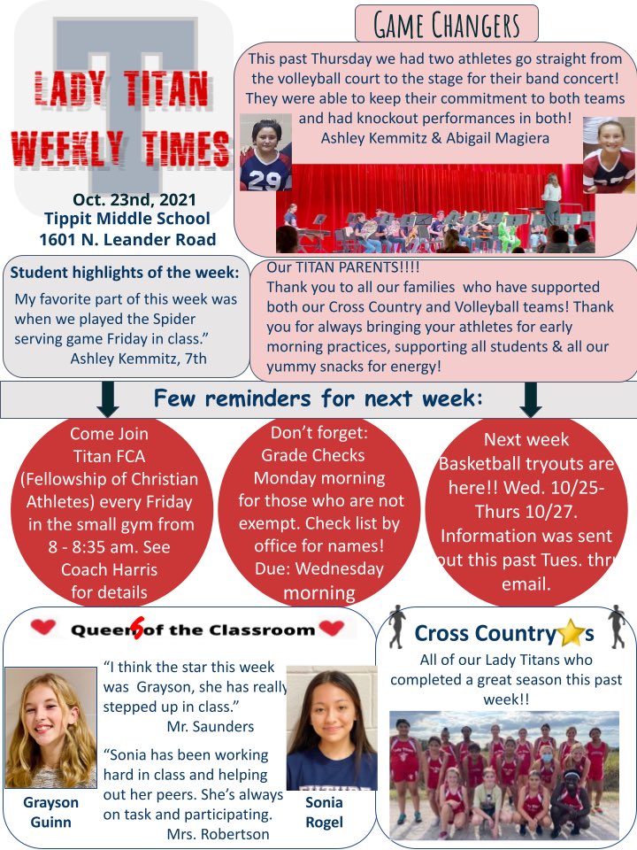 LadyTitanStrong's tweet photo. Another busy week for our @tippittitans ! Wrapped up one great season and gearing up for another one next week! We might be a little busy, but not too busy to keep up with our goals and have a little fun! #titansonthemove https://t.co/B5kl6f1KxJ