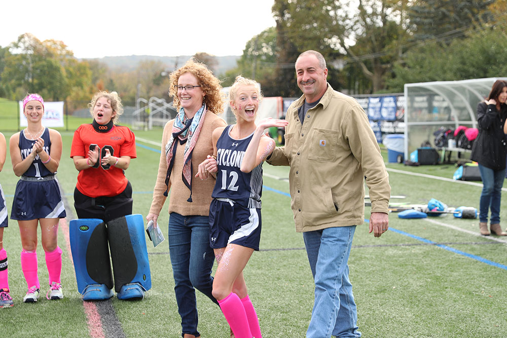 We honored the <a href="/centcyclones_FH/">CentCyclones_FH</a> seniors prior to today's game. See some of the photos and check out the photo gallery from Jenna Glinko: centenarycyclones.com/galleries/fiel…