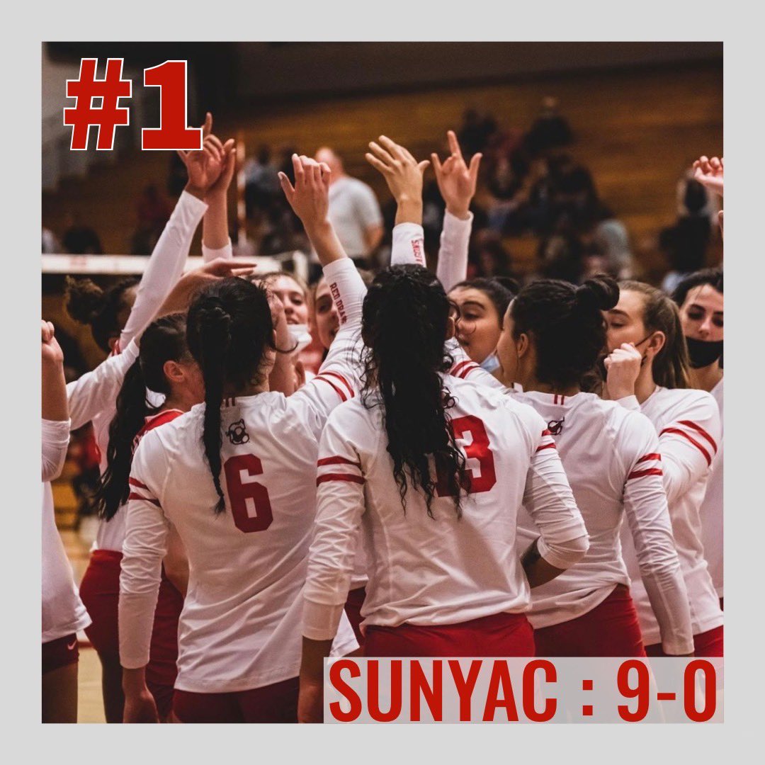 CortlandStateVB's tweet photo. HUGE WEEKEND FOR CSVB! 

Finished 9-0 in conference ✅
Locked in 1st place seed ✅
Earned a first round bye ✅
HOSTING PLAYOFFS FOR THE FIRST TIME SINCE 2011 ✅✅✅✅✅✅

Keep it rollin’ Red Dragons! https://t.co/7u2OVl1UDO
