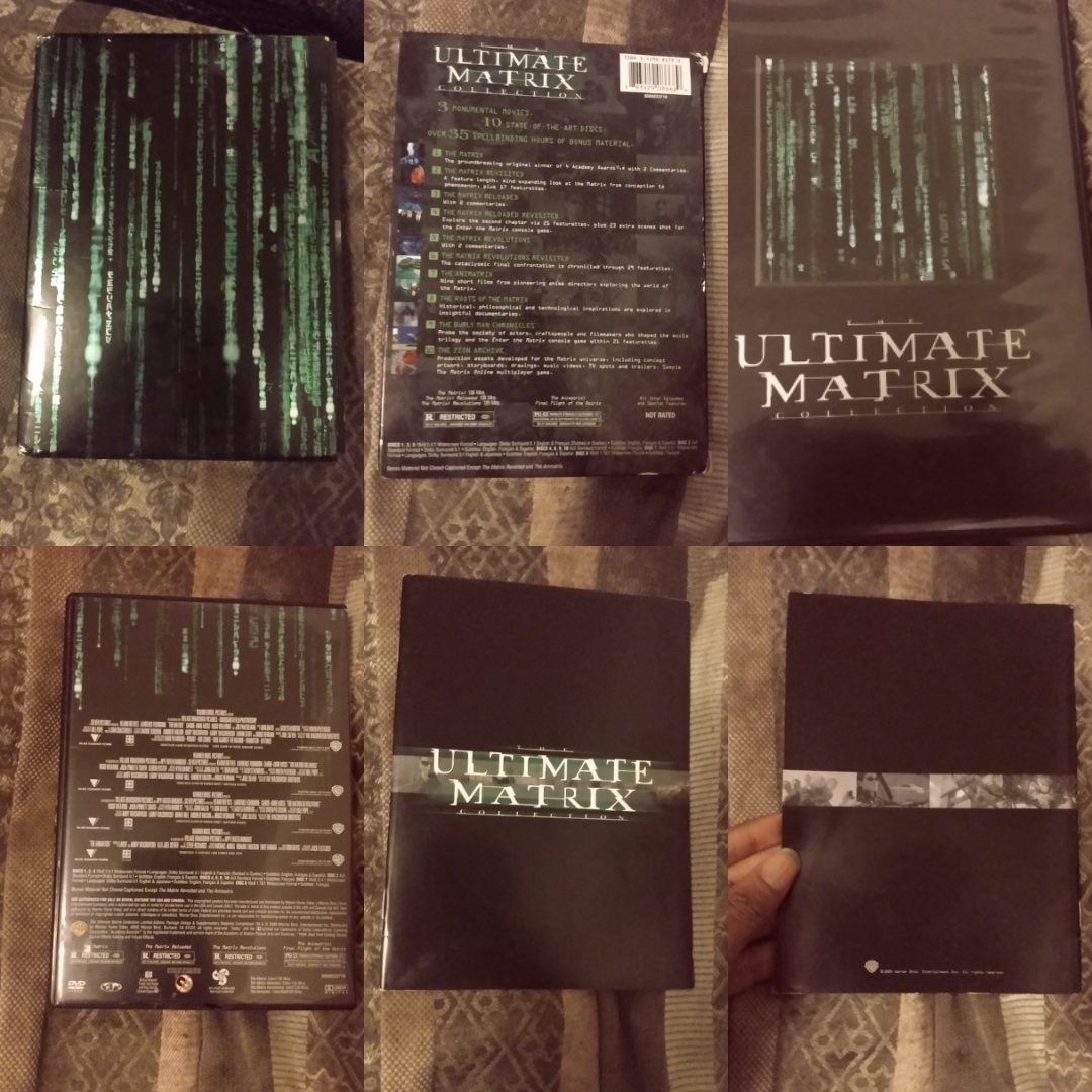 EpictasticJosh's tweet photo. The crowning jewel that I finally own. And, my next review series.
#theultimatematrixcollection #ultimatematrixcollection #thematrixtrilogy #thematrix #thematrixreloaded #thematrixrevolutions #TheMatrixResurrections #theanimatrixmovie #therootsofthematrix #theburlymanchronicles https://t.co/uZMH8QwDBW