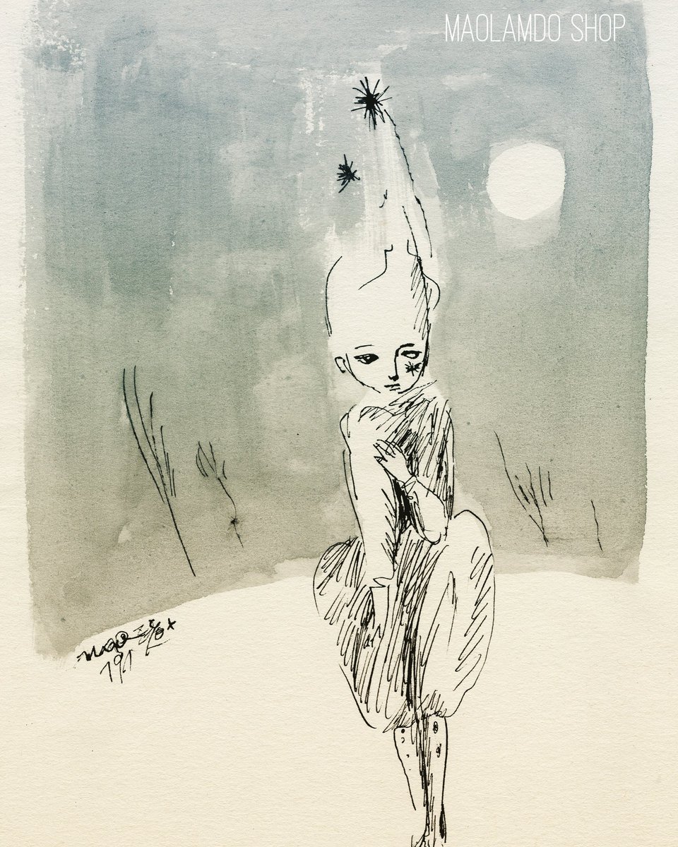 Instagramでは大橋学(マオラムド)の過去イラストを発掘→少しずつ公開してます🌟

こちらは1979年頃のイラスト。
「雲と少年」を自費出版した頃でしょうか。いい感じの絵が多いです😚
[担当:syo]
☟
https://t.co/6calRG0FfX

#大橋学 #マオラムド
#マオ絵クラッシック
#MaoLamdoShop
#イラスト 