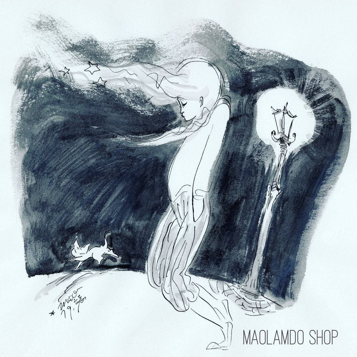 Instagramでは大橋学(マオラムド)の過去イラストを発掘→少しずつ公開してます🌟

こちらは1979年頃のイラスト。
「雲と少年」を自費出版した頃でしょうか。いい感じの絵が多いです😚
[担当:syo]
☟
https://t.co/6calRG0FfX

#大橋学 #マオラムド
#マオ絵クラッシック
#MaoLamdoShop
#イラスト 