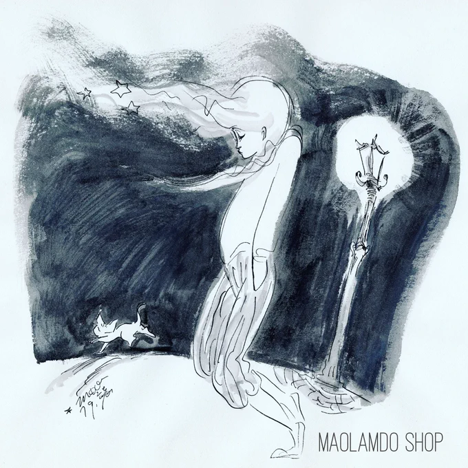 Instagramでは大橋学(マオラムド)の過去イラストを発掘→少しずつ公開してます🌟

こちらは1979年頃のイラスト。
「雲と少年」を自費出版した頃でしょうか。いい感じの絵が多いです😚
[担当:syo]
☟
https://t.co/6calRG0FfX

#大橋学 #マオラムド
#マオ絵クラッシック
#MaoLamdoShop
#イラスト 