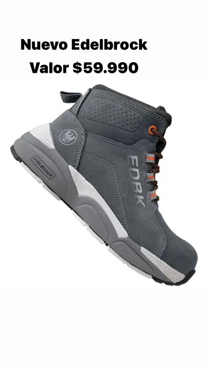 ffseguridad's tweet photo. https://t.co/Lb3W5ekRkM El zapato de seguridad EDBK EXTRABOUNCE, es un botin confortable para un utilizar en industrias generales, de transporte, minería, logística, entre otros. https://t.co/nhmwWgH5Tm