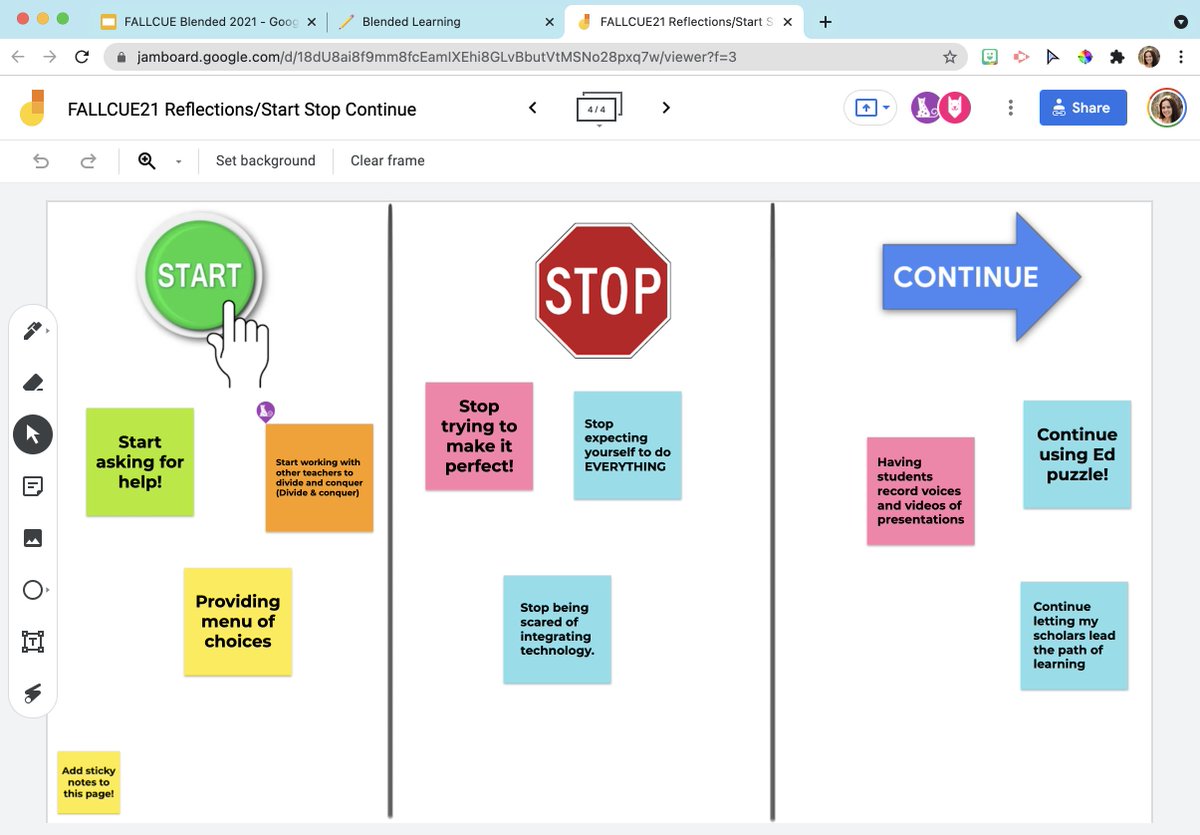 So much fun reflecting about Digital Learning and #BlendedLearning Best Practices with friends at #FallCUE #CVCUE #WeAreCUE
