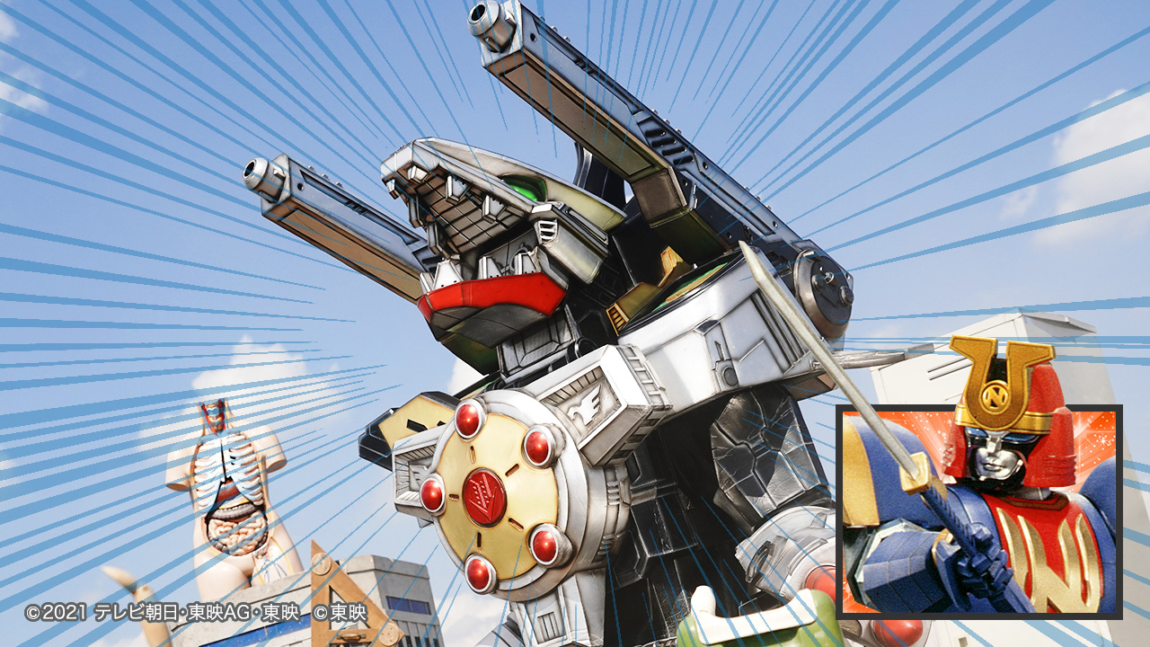 スーパー戦隊オフィシャル サムライマン 見参 これが俺のホントの姿 って あんたたちは怪獣がホントの姿なのかっ Nitiasa ゼンカイジャー ニンジャマン サムライマン T Co zatp24es Twitter