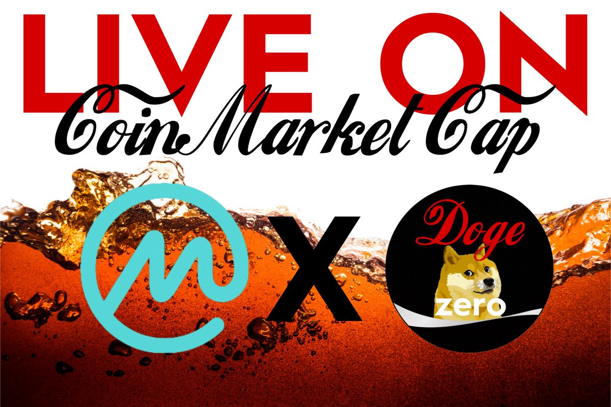 🥤🥤WE ARE LIVE ON CMC 🥤🥤

coinmarketcap.com/currencies/dog…