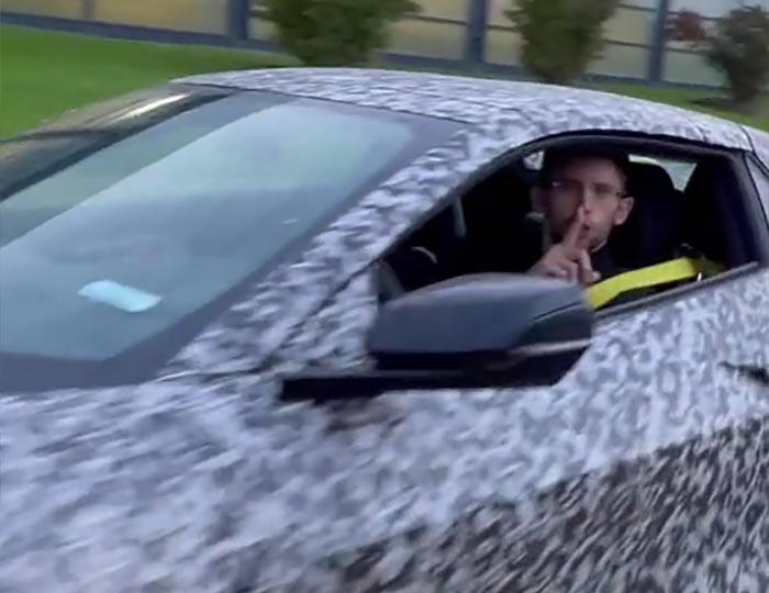 CorvetteBlogger's tweet photo. [SPIED] Don't Tell Anyone But Jordan Taylor Was Driving the 2023 Corvette Z06 https://t.co/IOOUTEBto7 #Corvette #C8 #Z06 https://t.co/RY0t1OOuZ4