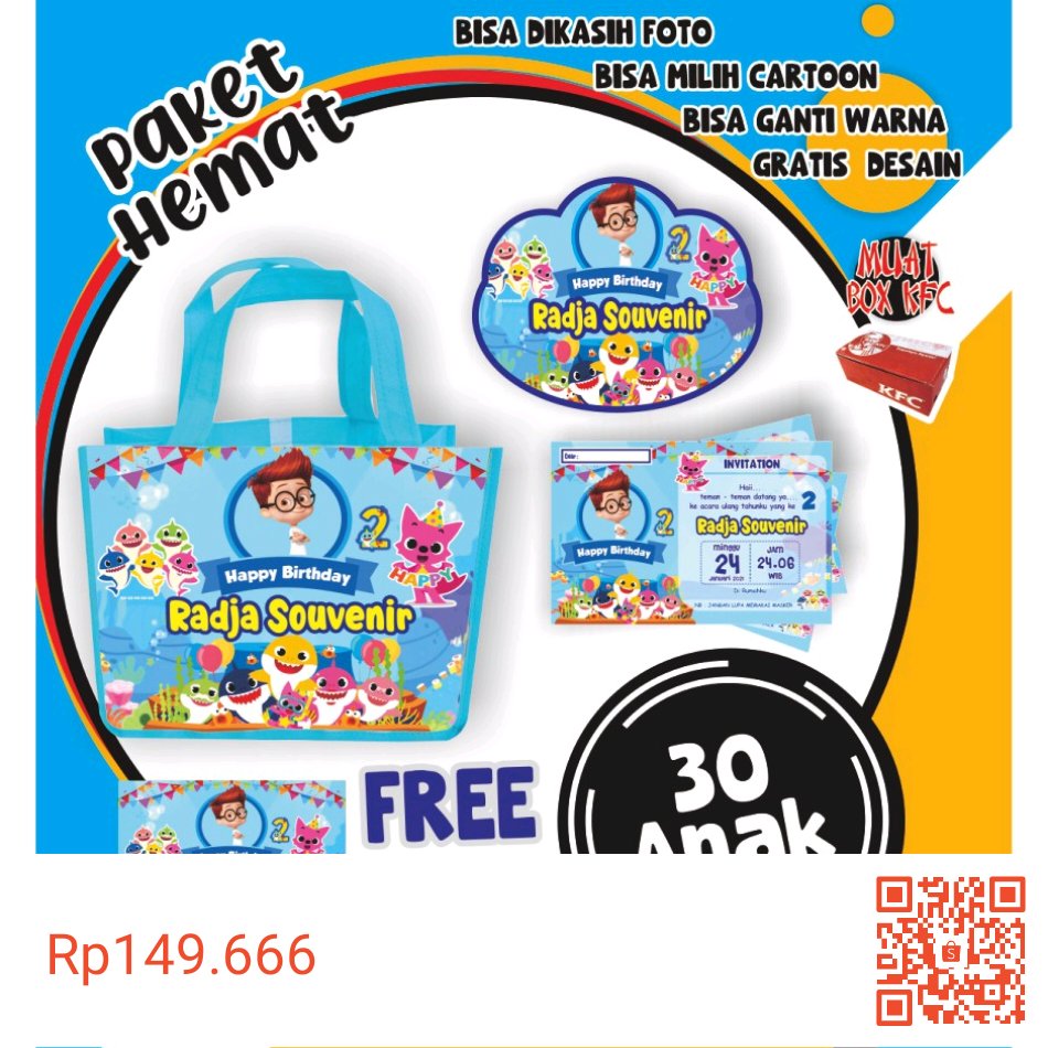 Dgustiyandra's tweet photo. Paket hemat 30 anak
Souvenir ultah

Link pemesanan:
https://t.co/6kwEdCWpq6

#ultah #birthday #paketultahanak https://t.co/lm0iQrOZSh