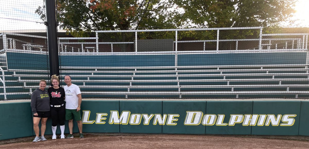I’m so excited to announce my verbal commitment to further my academic &amp; athletic career at LeMoyne College. Thank you to my family, friends,coaches and teammates who have supported me.Can’t wait to become a ‘phin!💚🐬 <a href="/LeMoyneSoftball/">Le Moyne Softball</a> @PrideCoachGriff <a href="/NJPrideGold/">NJ Pride Softball</a> <a href="/brockmatlock3/">Brock Matlock</a>