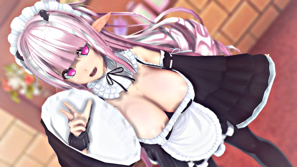 エルフのおっぱいメイド #COM3D2 