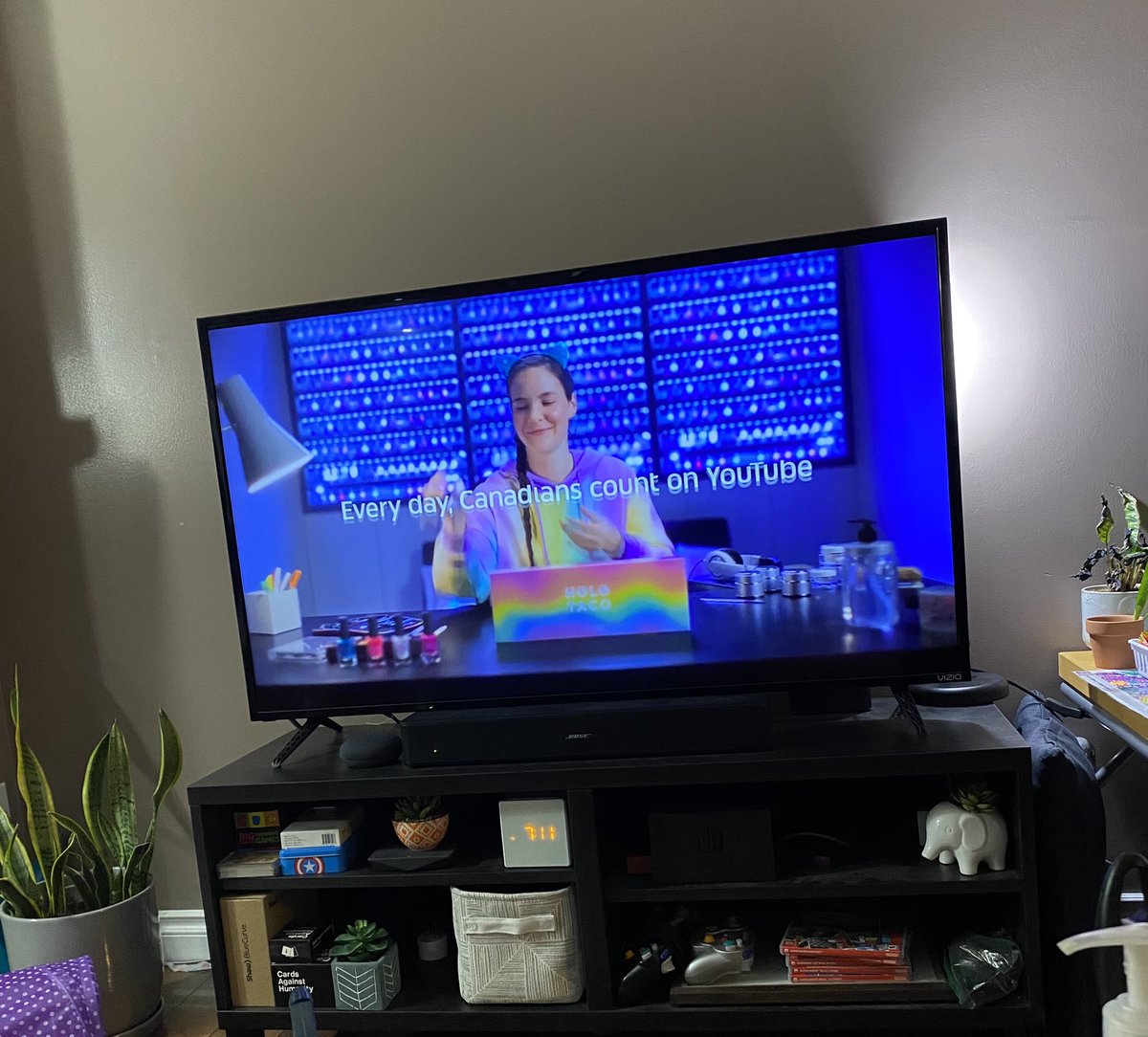 vdotcarr's tweet photo. Choked on my drink when this commercial came on during the Raptors game @nailogical 😱 was so excited to see this on TV! https://t.co/42saICIvVM