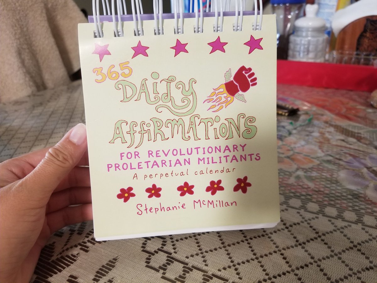 annieyayaa's tweet photo. Loving this gift. Organizing can sometimes be overwhelming but it's necessary we strive to bring #WorkingClassUnity so the many can thrive, not just the rich. #ScareTheRich #Socialism https://t.co/sXF4oePmjl