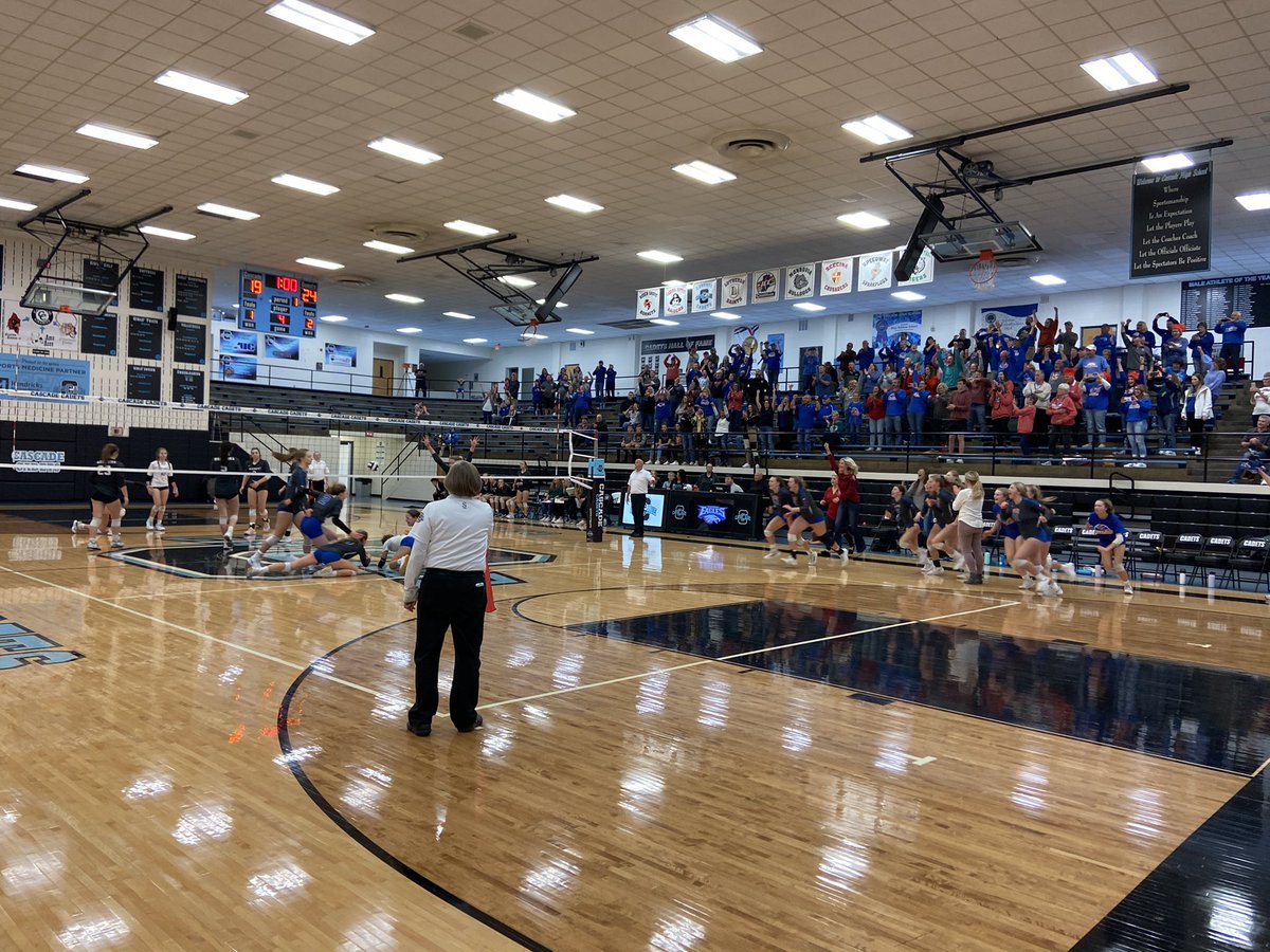 WeBoAthletics's tweet photo. The moment @WeBoVolleyball_ won the Regional Championship. Congratulations! https://t.co/xuJGmoE5mc