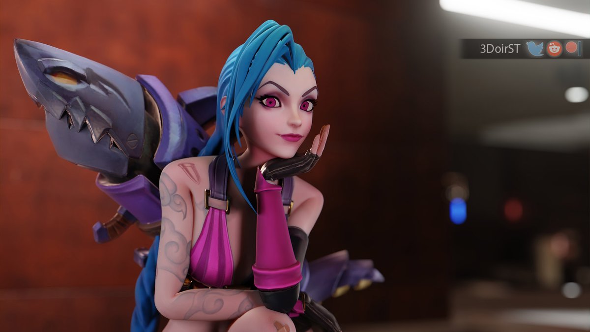 3DoirST's tweet photo. Whatcha thinking about?

WildRift Jinx model by @gifdoozer, thank you

This lovely set is now available for all patrons. If you wish to support, you get more angles and variants (17 pics) in 4K glory https://t.co/g6NAMgtlg0

#Jinx  #r34 #rule34 https://t.co/EcS2jpjepU