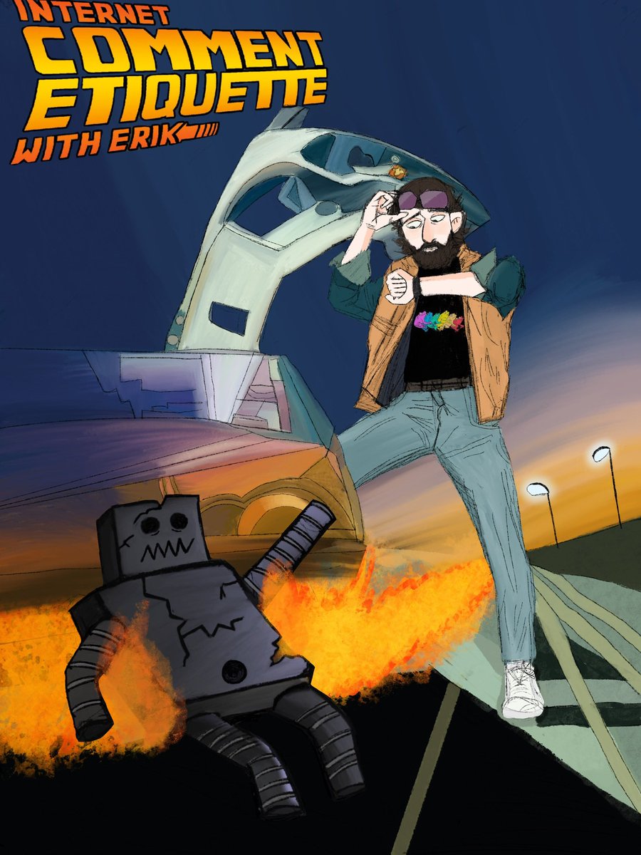 ratmclovin's tweet image. #CommentiquetteHalloween @commentiquette @SexyUncleDave he’s gonna go to the past to teach some classic etiquette.