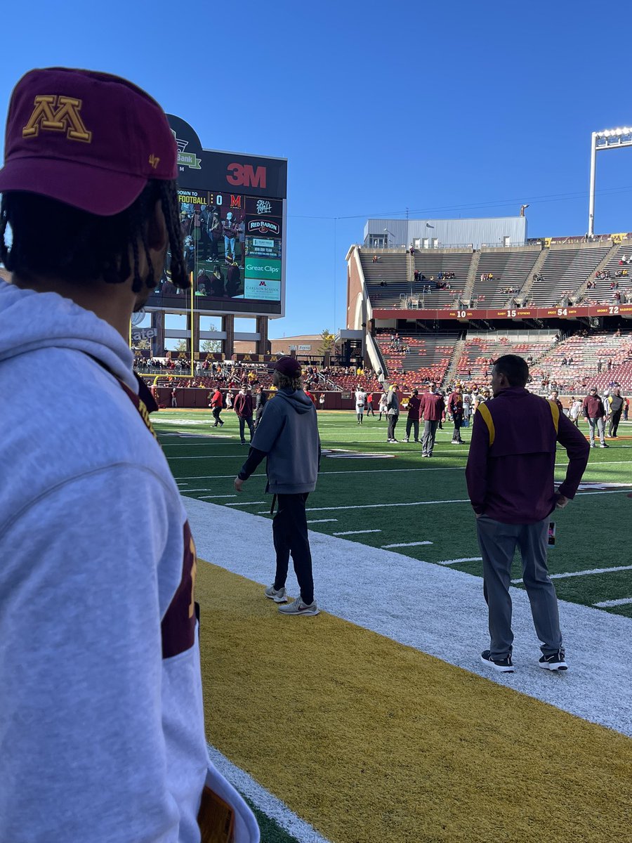 Thank you for the game visit Minnesota!!! <a href="/Shakes_GopherFB/">John Schaekel</a> <a href="/ChadWilt/">Chad Wilt</a> <a href="/Coach_Fleck/">P.J. Fleck</a>