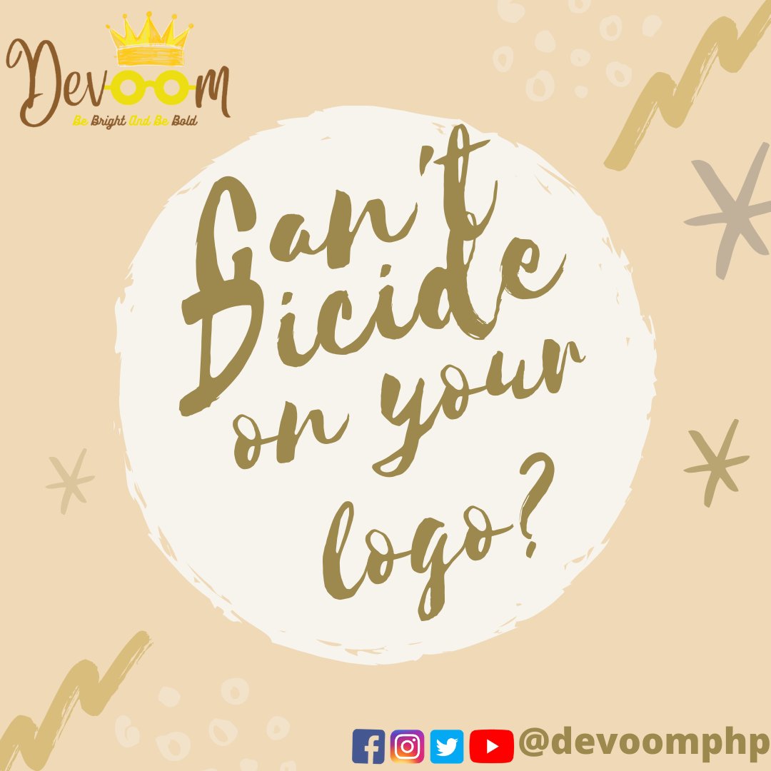 Devoomphp's tweet photo. Can’t Decide On Your Logo?🧐Here at devoom I will
guarantee 🥳 you a professional graphic design worthy
logo 🥸for your website and other visual needs ☺️ https://t.co/SfFpLdhJgH