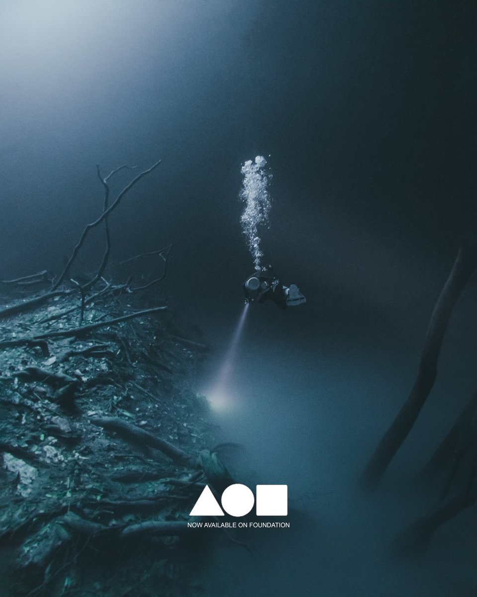 cinnadine's tweet photo. My GENESIS piece “Angelita” is now available on @withFND 

https://t.co/iLPxK9Ya7d

The story behind (Thread):
The cenote "Angelita" will always have a special place in my heart. 

The beauty of this place is hidden by a sulfide cloud at a depth of about 25-30 meters. https://t.co/9PerzXDi7x
