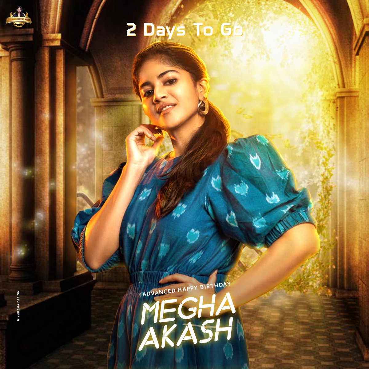 team_maew's tweet photo. Only 2 Days For Queen Birthday Celebration✨️🎉

Advance Happy Birthday Meghi❤️❣️
@akash_megha

#MeghaAkash #TeamMAEW 

Design :- @NIKHILSHADesign https://t.co/33YaqTk7HB