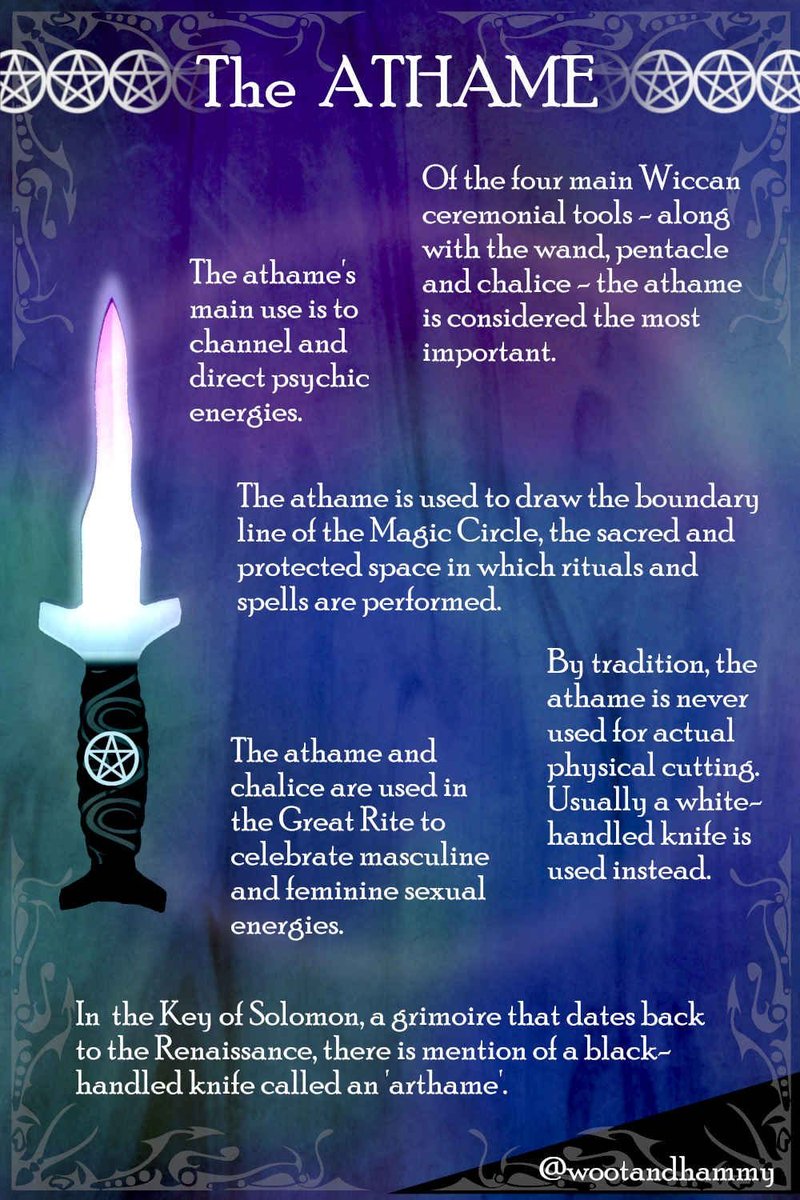 SubRosaMagick's tweet photo. #wordoftheday #athame
#pagan #wicca #witchcraft #witchtwt #witchtwtpl #witchesoftwitter #spirituality #magick #Occult #witchlifestyle #witchy #seasonofthewitch #witches #knowledge #craftofthewise #witchtwitter #magick #spells #rituals #witchtober https://t.co/pFd2b39idC