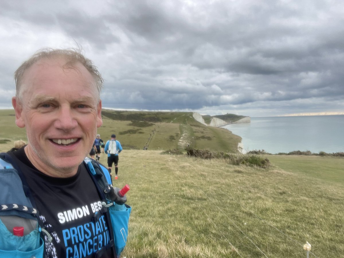 Ran Beachy Head Marathon today as Race 3 of 9 for @ProstateUK Great course with awesome views (and big hills) #BeachyHeadMarathon 
See link below to see why,when and what
justgiving.com/fundraising/Si…
