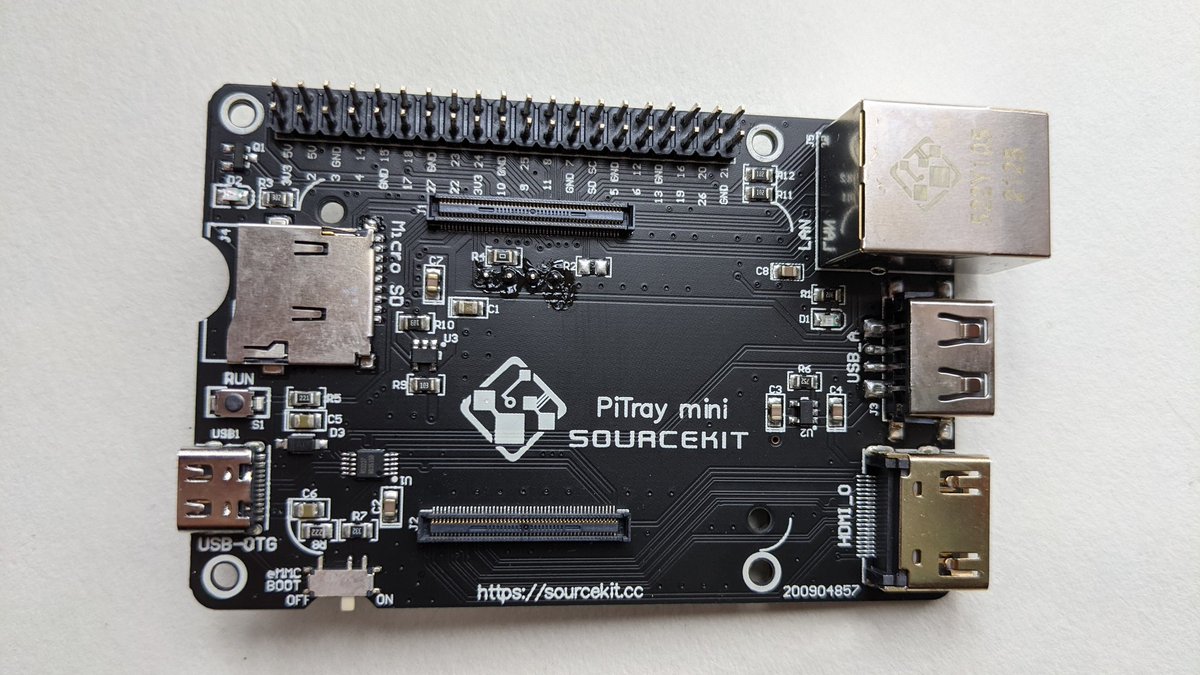 BG5USN's tweet photo. #Sourcekit #PiTray mini for @Raspberry_Pi #CM4 enhanced with BM8563 RTC on i2c0. https://t.co/L2RThXOcC1