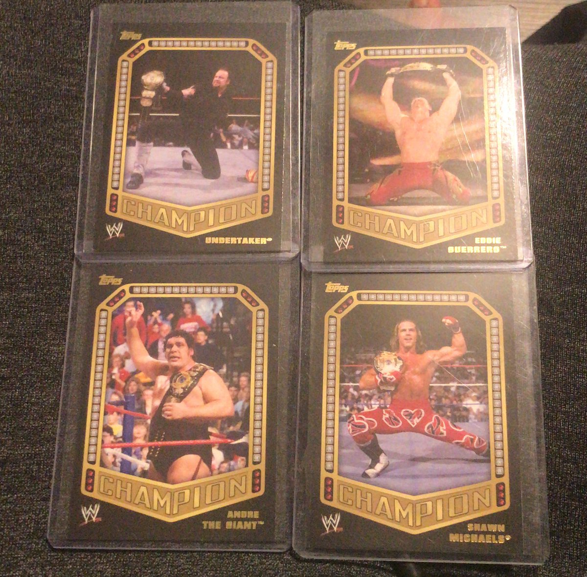 Junisantos6's tweet photo. Wwe topps champion’s cards https://t.co/iAfaXgs5zr