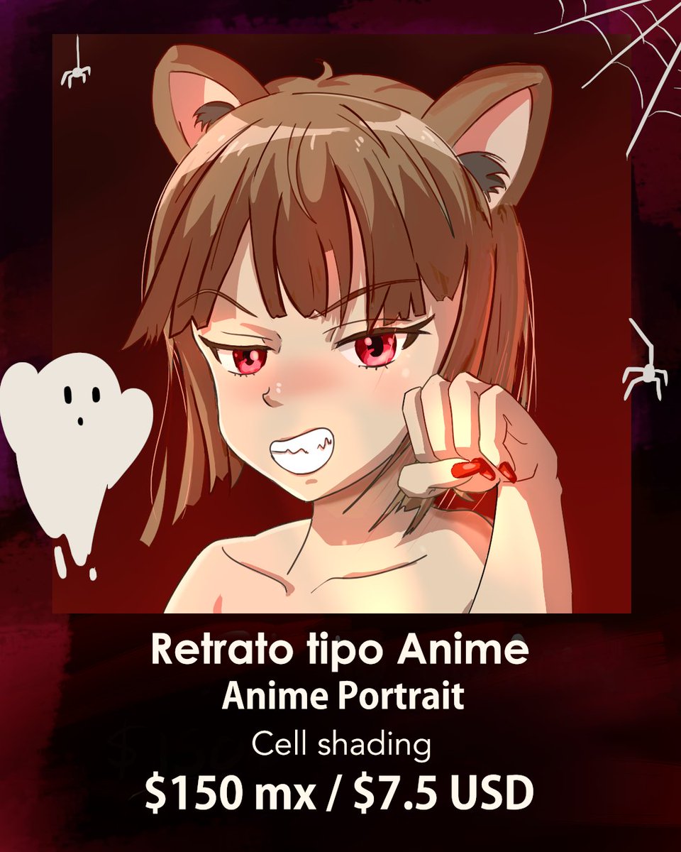 rosebudmx's tweet photo. Oferta especial! Retratos estilo anime a bajo precio, hasta el 6 de noviembre #comissionsopen #comisiones #Anime https://t.co/SXC0OGaAoP
