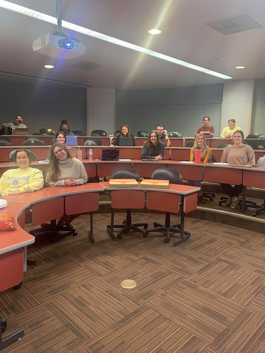 unishrm's tweet photo. Last Tuesday Entrepreneurs Club joined us for a meeting to learn all about our personalities and how they fit into the workplace. 
Sound fun? Join us at our next meeting October 26 in CBB 24 or virtually!!
Visit our website https://t.co/AdxBIF4GD1 for all things UNI SHRM related. https://t.co/CKvNrpZtjL