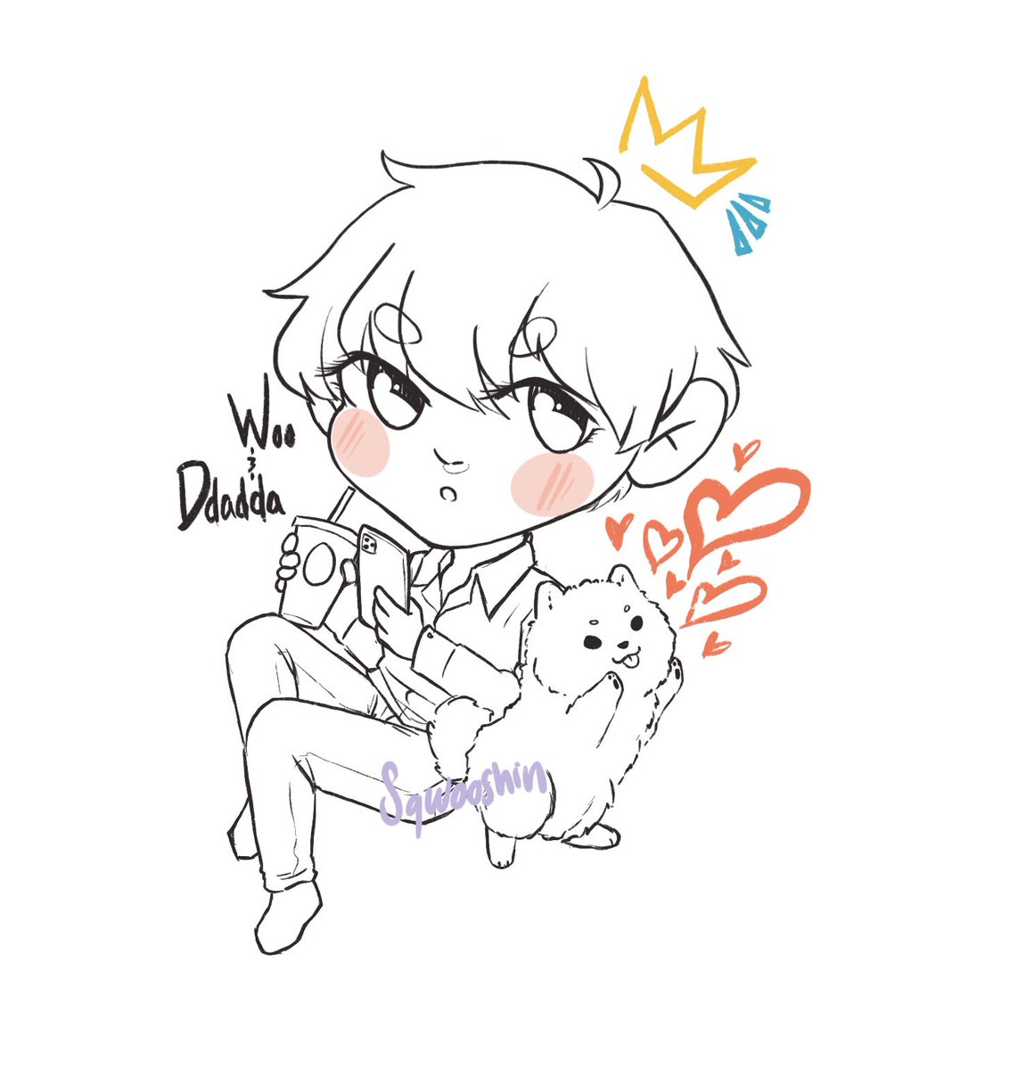 sqwooshin's tweet photo. Chibi style practice
#kimwooseok #ddadda #kpop #fanart #kpopfanart #김우석 https://t.co/YUbwc7j55J