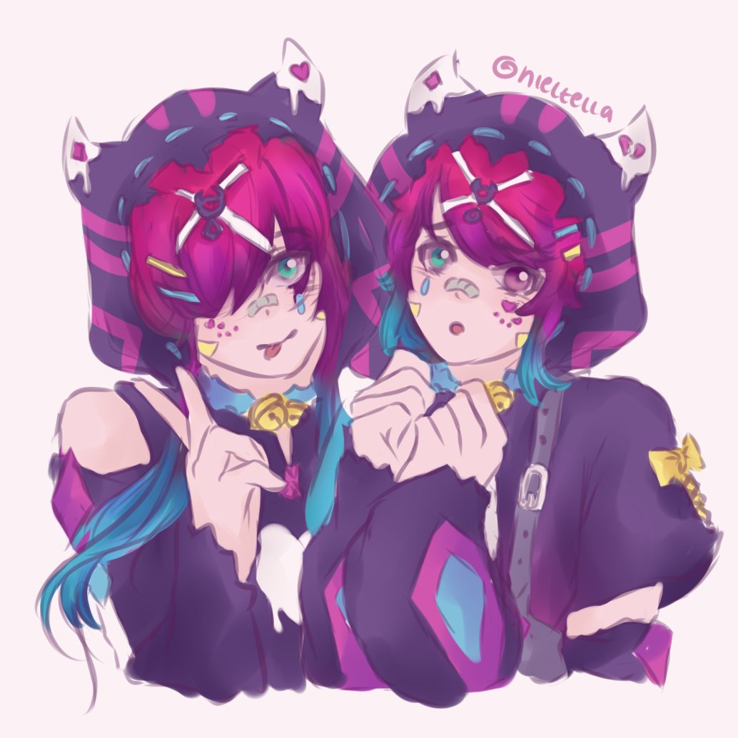 nieltella's tweet photo. Extra art for some twin adopts I made ╰(⸝⸝⸝´꒳`⸝⸝⸝)╯
#ArtistOnTwitter #Animeartist #Adoptables https://t.co/lQL5TdU4DF