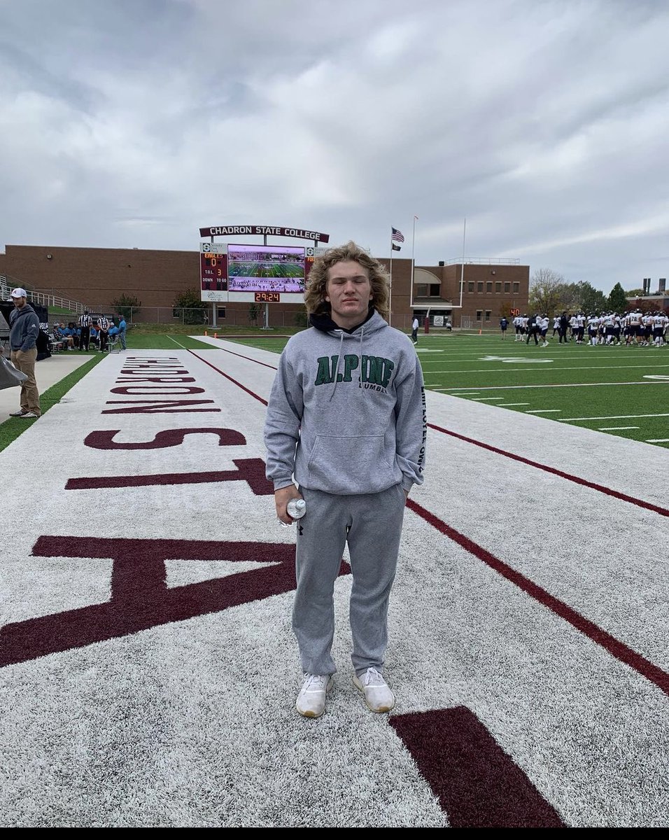 Thank you so much for having me <a href="/chadronstate/">Chadron State College</a> <a href="/CoachJayLong/">Jay Long</a> @14tw_ can’t wait to come back again.