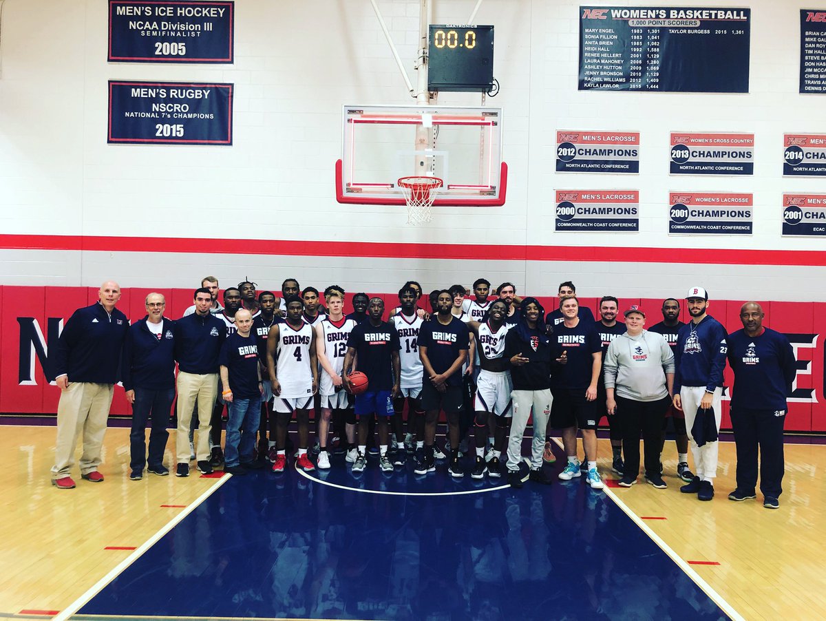 Pilgrims_MBB's tweet image. It was great to have everyone back on campus today for our Alumni game! #Grims #Forward