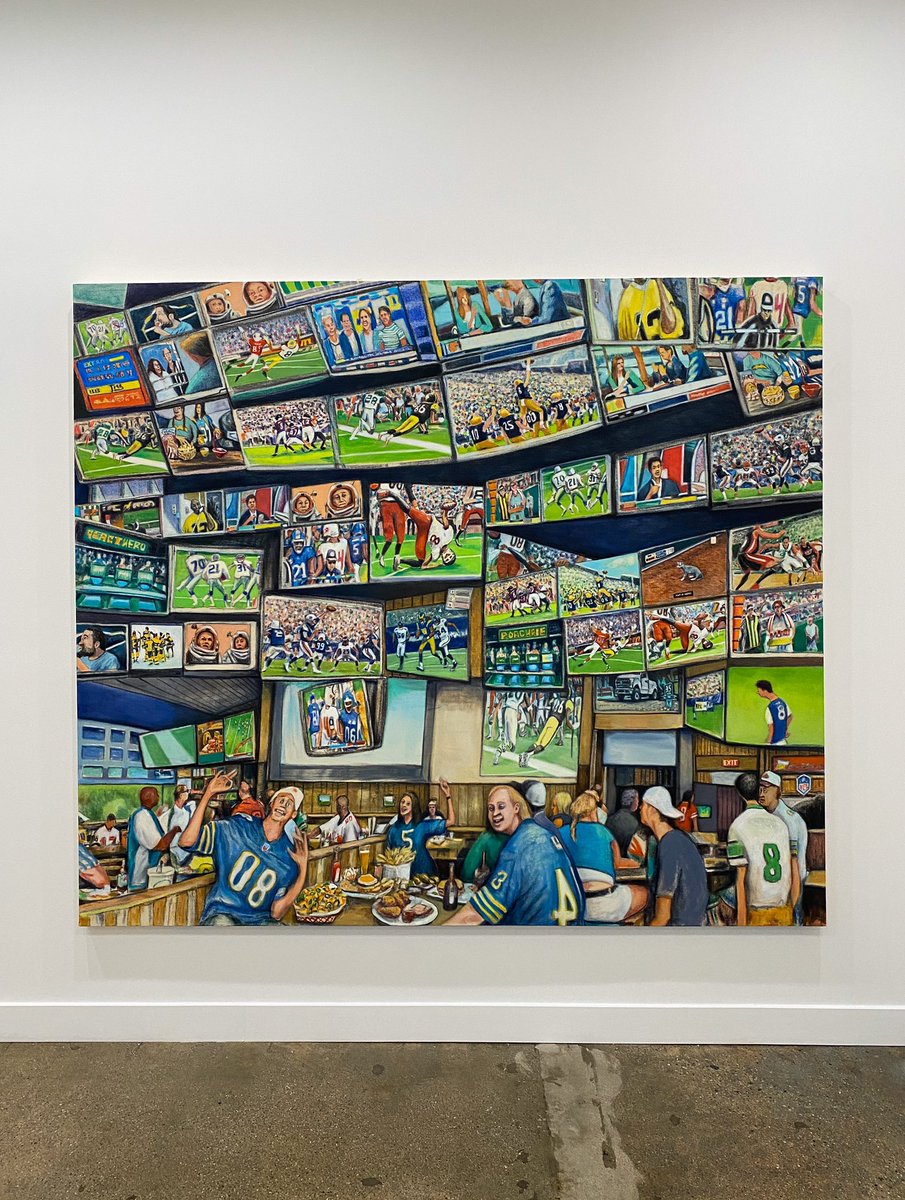 ArtAboveReality's tweet photo. Works by #RobThom at M+B Gallery on Doheny in Beverly Hills. https://t.co/vy02fpS3at