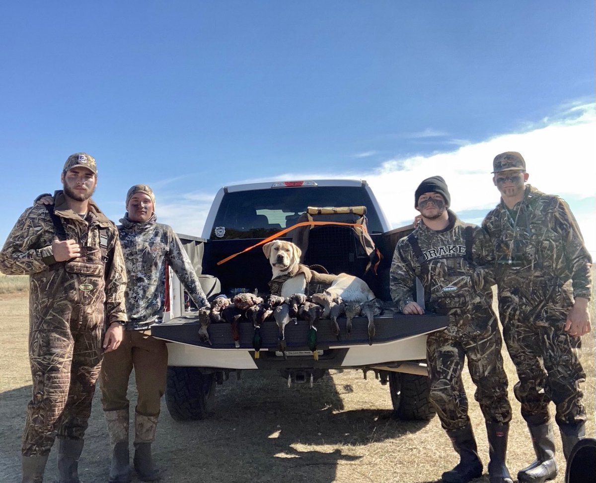 Esemrad32's tweet photo. Gunner with his first duck hunt…success! https://t.co/odThhnTWPO