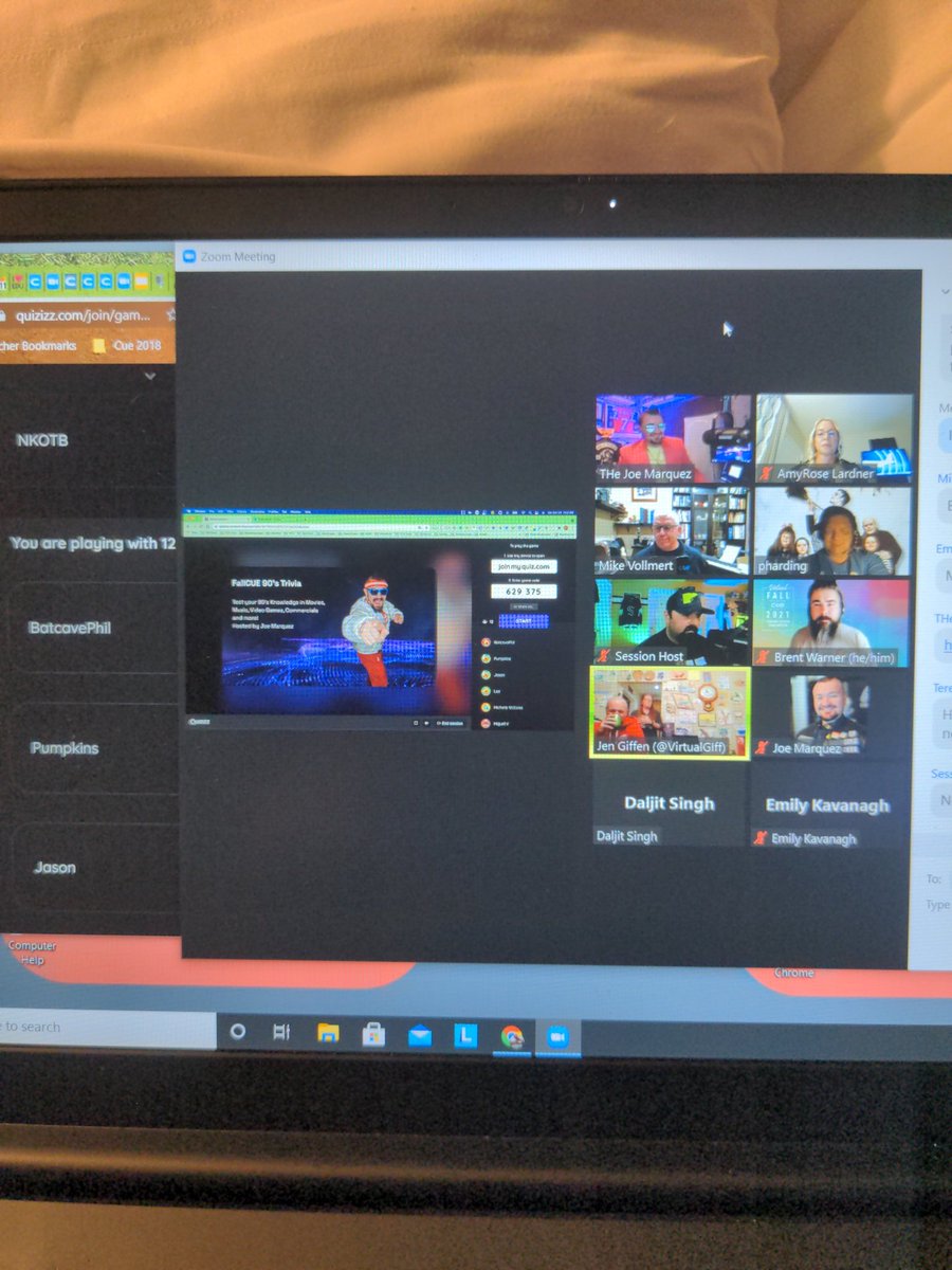 Game time!!!! <a href="/omarezz/">Omar Ezzeldine, Ed.D.</a> is playing, so I'm out!!! <a href="/JoeMarquez70/">Joe Marquez, The EdTech MacGyver 📎💻💥</a>  #cvcue #fallcue