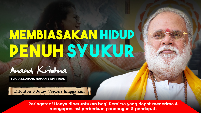 AnandAshram's tweet photo. Bagaimana membiasakan diri untuk hidup penuh rasa syukur?

▶️ https://t.co/0TLfPHB4kJ

#syukur #rasasyukur #bersyukur #artihidup #maknahidup #hiduppenuhsyukur #hidupbermakna #bagaimanabersyukur #Renungan #Inspirasi #Pencerahan #Spiritual #DialogSpiritual #AnandKrishna https://t.co/L499QuEwGA