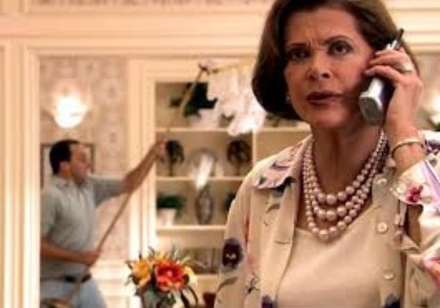 Lucille: Buster!

Buster: It’s a bird!

Lucille: I know it’s a bird. I’m on the phone!

Buster: It walked on my pillow!